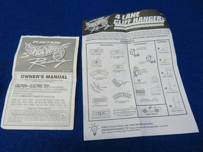 Hot Wheels 4 Lane Cliff Hanger Slot Car Track -No Cars (0322-09)