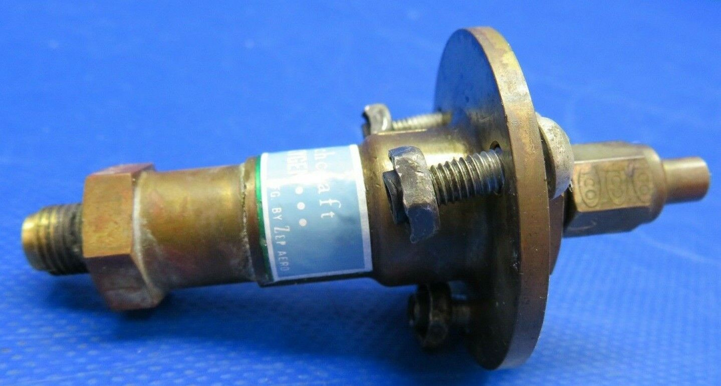 Beech Baron 95-A55 Zep Aero Oxygen Filler Valve Assembly ZV-861B (0520-422)