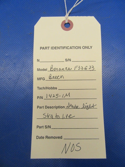 Beech Bonanza F33 G33 Stratolite Strobe Light P/N 1425-1M NOS (1218-66)