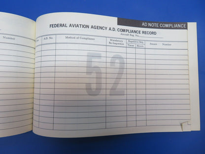Aviation Maintenance Aircraft Radio Log Books LOT OF 109 NOS  (1022-563)