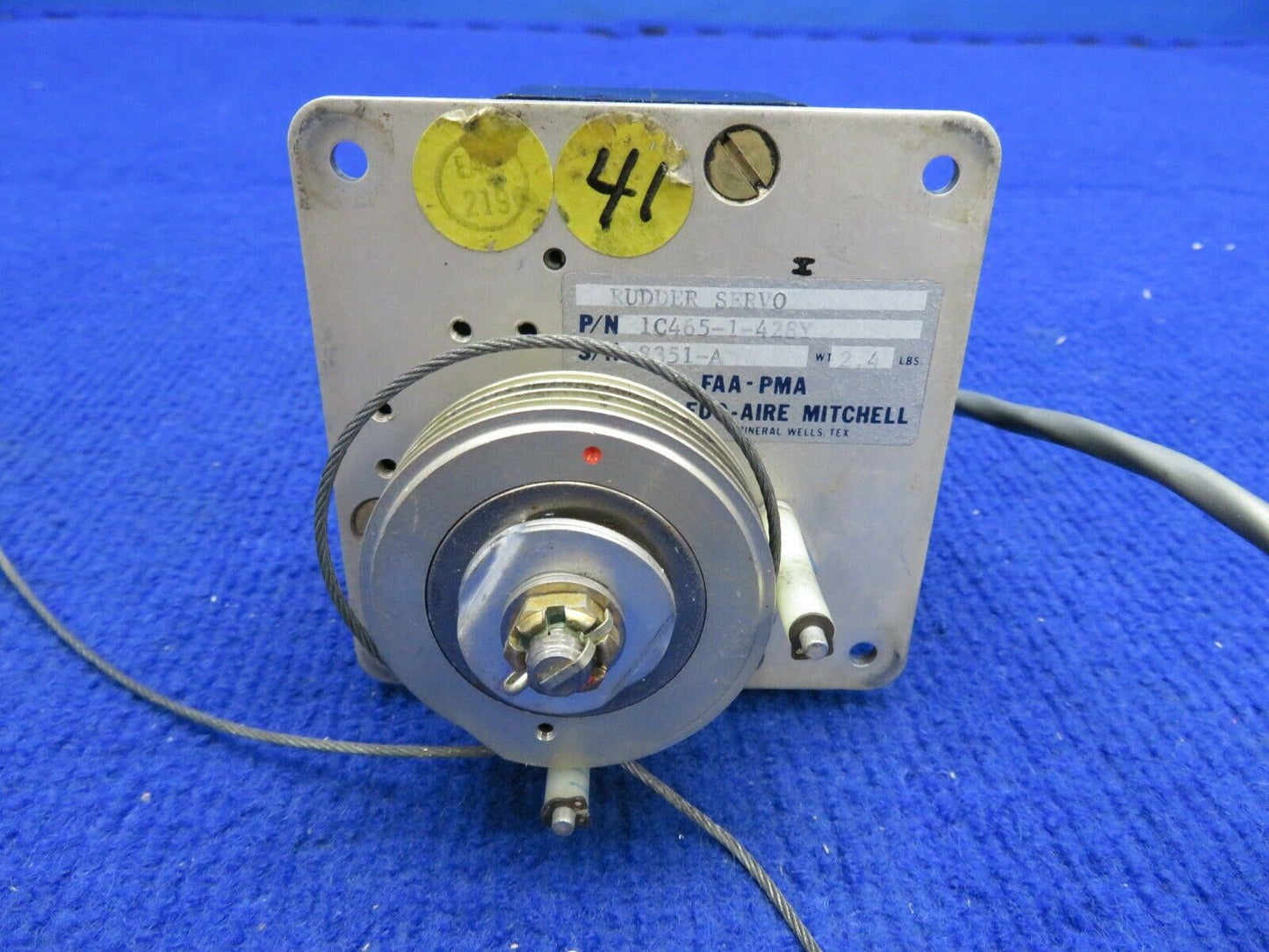 Beech Baron 58 Edo-Aire Mitchell Rudder Servo P/N 1C465-1-428Y (0322-507)