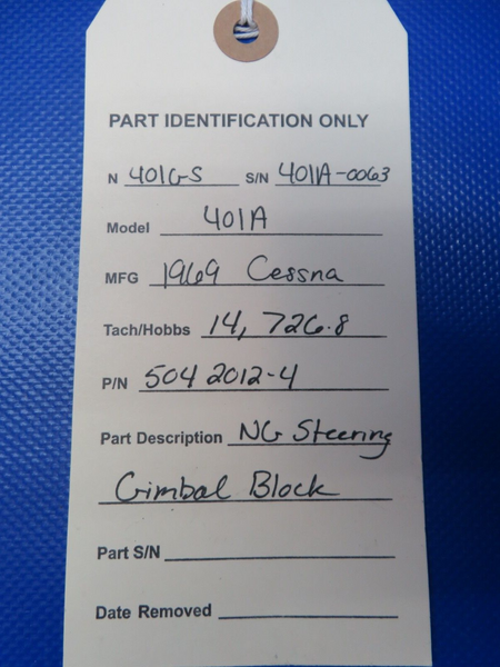 Cessna 401 / 401A NG Steering Gimbal Block P/N 5042012-4 (0124-172)