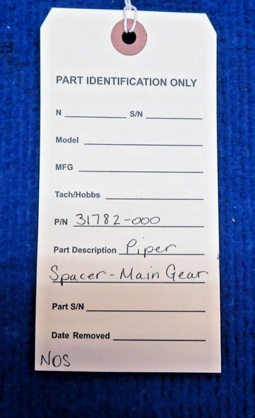 Piper Spacer - Main Gear P/N 31782-000 NOS (0822-715)