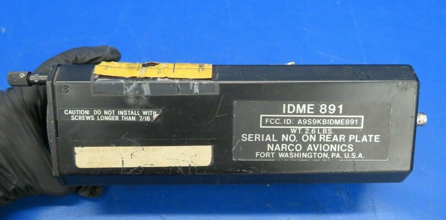 NARCO Avionics IDME 891 VOR LOC Glideslope Marker Beacon Indicator (0120-53)