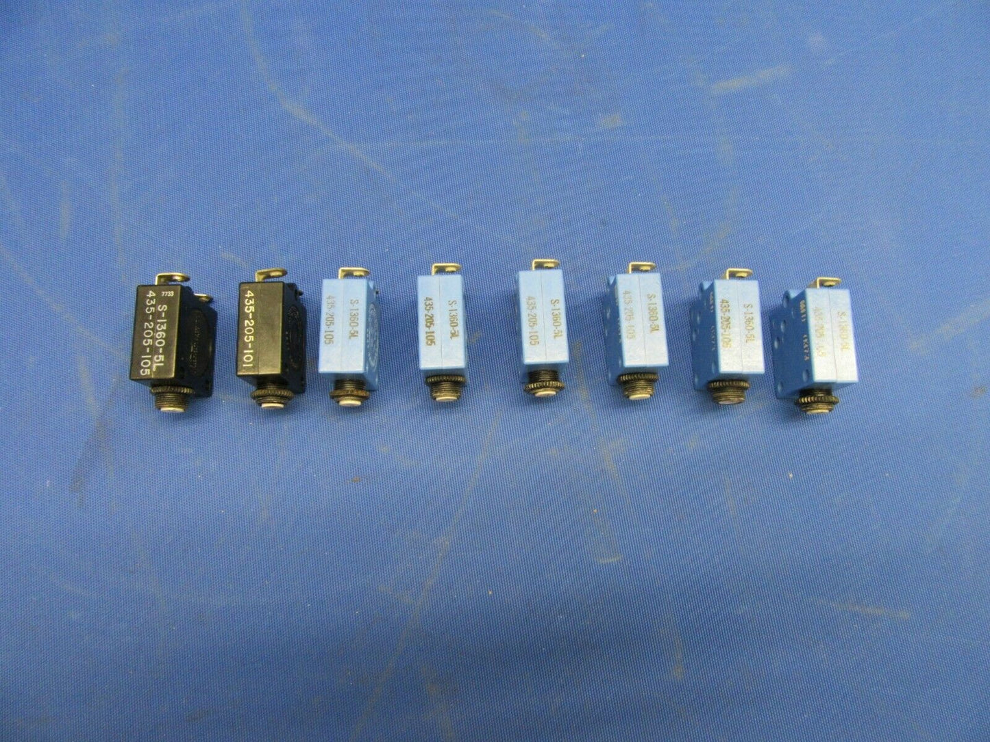 Cessna 182P Wood Electric Circuit Breaker 5 AMP S-1360-5L LOT OF 8 (0920-352)