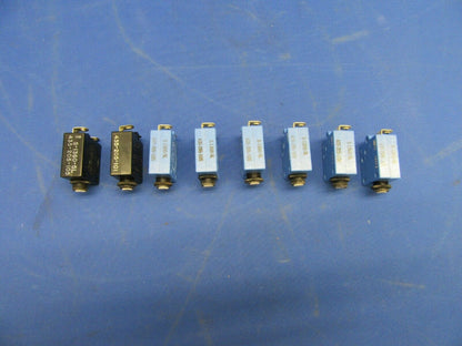 Cessna 182P Wood Electric Circuit Breaker 5 AMP S-1360-5L LOT OF 8 (0920-352)