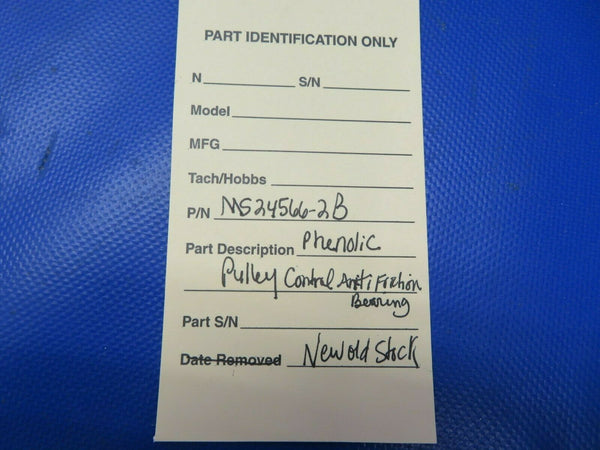 Aircraft Phenolic Pulley Control Anti-Friction Bearing MS24566-2B NOS (0721-774)