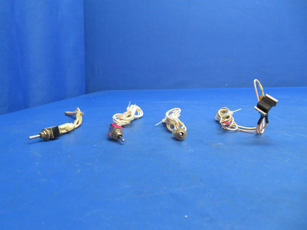 Piper Aerostar 602P Toggle Switch: C&K, Alco, Eaton P/N 7103 LOT OF 9 (0123-973)