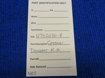 Cessna Doubler RH P/N 0752030-8 NOS w/ 8130 (0522-42)