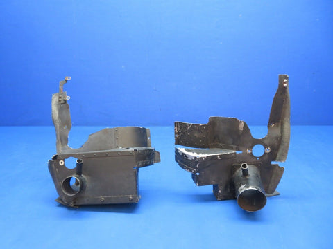 Piper PA-28-140 LH & RH Rear Engine Baffle P/N 66722-00 FOR PARTS (1123-264)
