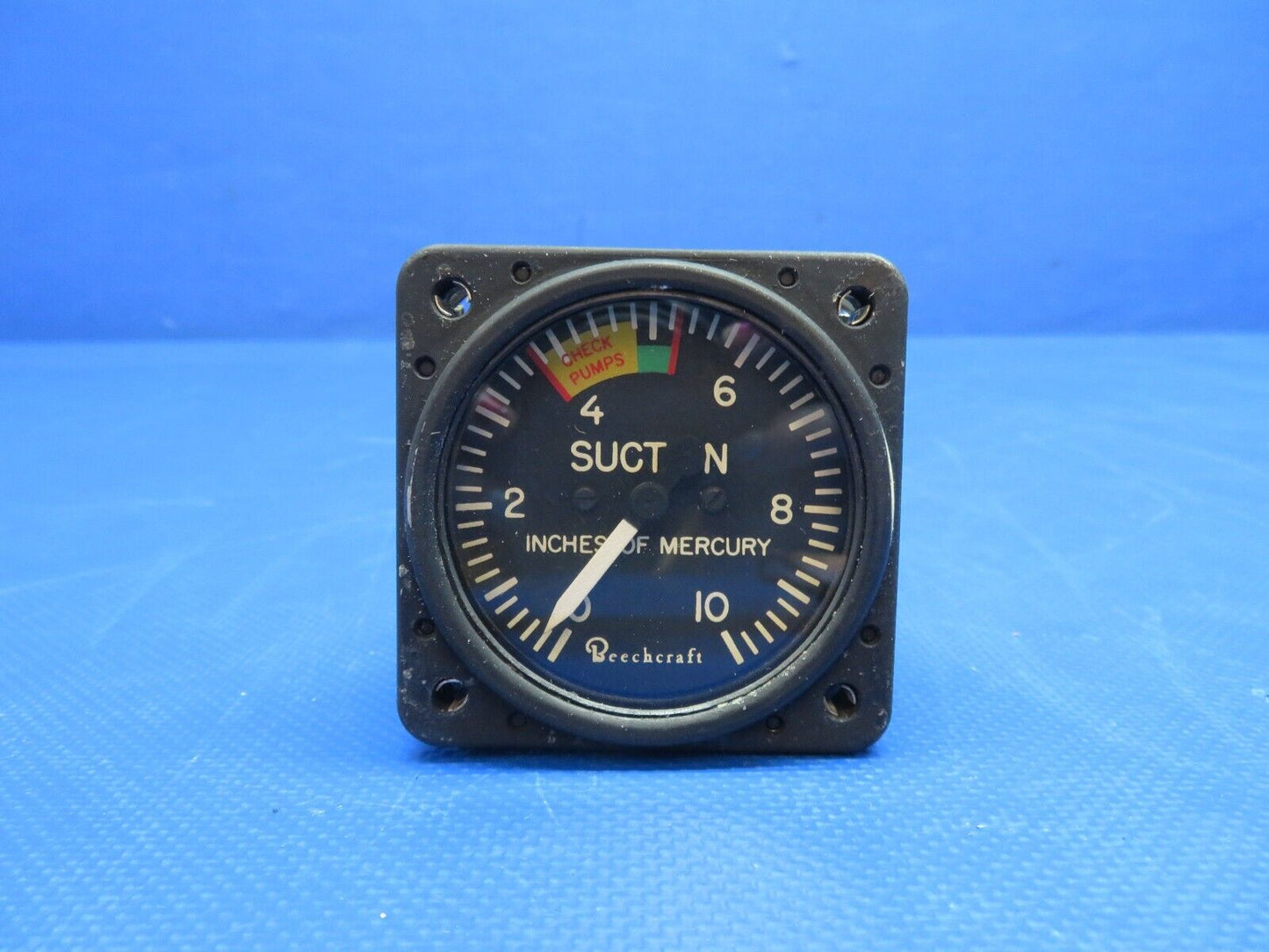 Beech 95 / D95A Travel Air Garwin Suction Gauge P/N 22-880-017 (0324-1712)