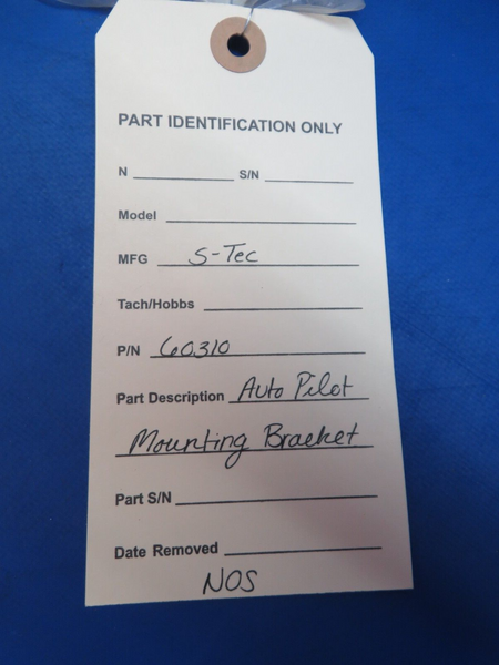 S-Tec Auto Pilot Mounting Bracket P/N 60310 NOS (1023-449)