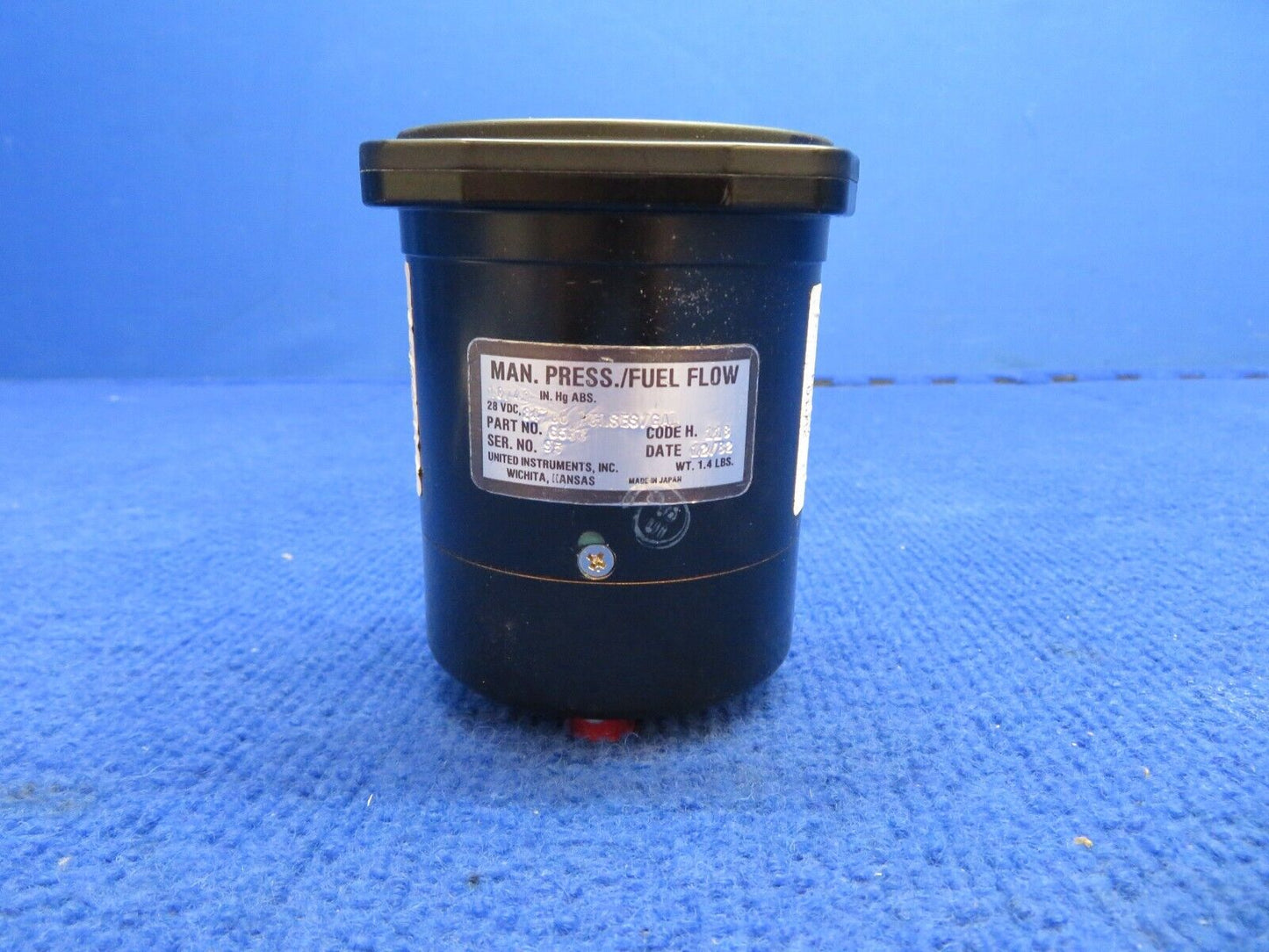Beechcraft Manifold Pressure & Fuel Flow Indicator P/N 36-380073-3 (0622-09)