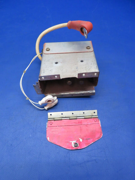 Beech 95-B55 External Power Receptacle Box Assy 24v P/N 95-360012-619 (0523-991)