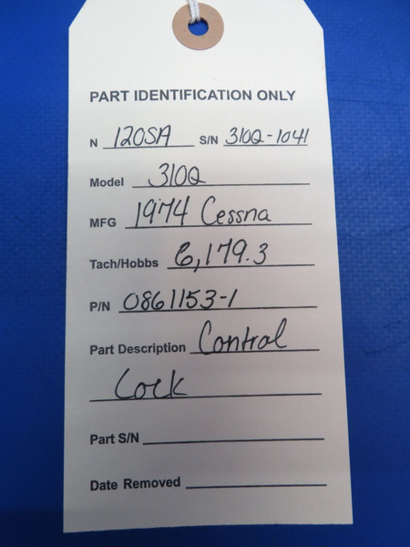 Cessna 310 / 310Q Control lock P/N 0861153-1 (0823-636)