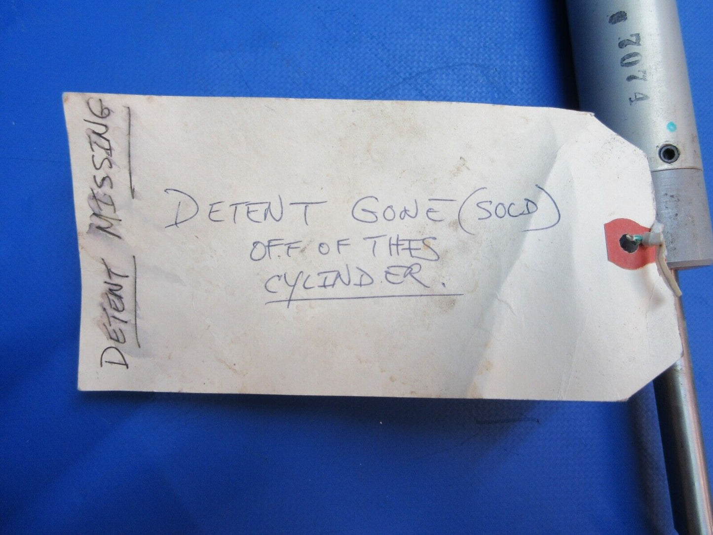 Gerdes Hydraulic Cylinder Missing Detent P/N 48822-2 (1123-711)