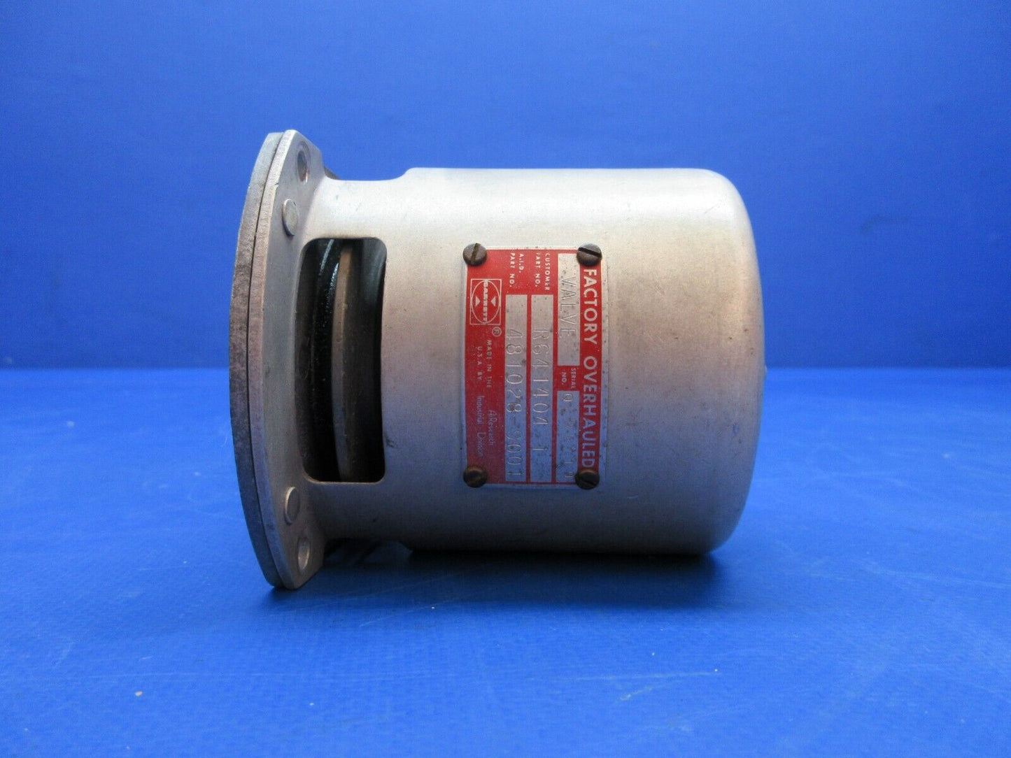 Continental TSIO-360 Garrett Turbo Pressure Relief Valve R641404-1 (0623-199)