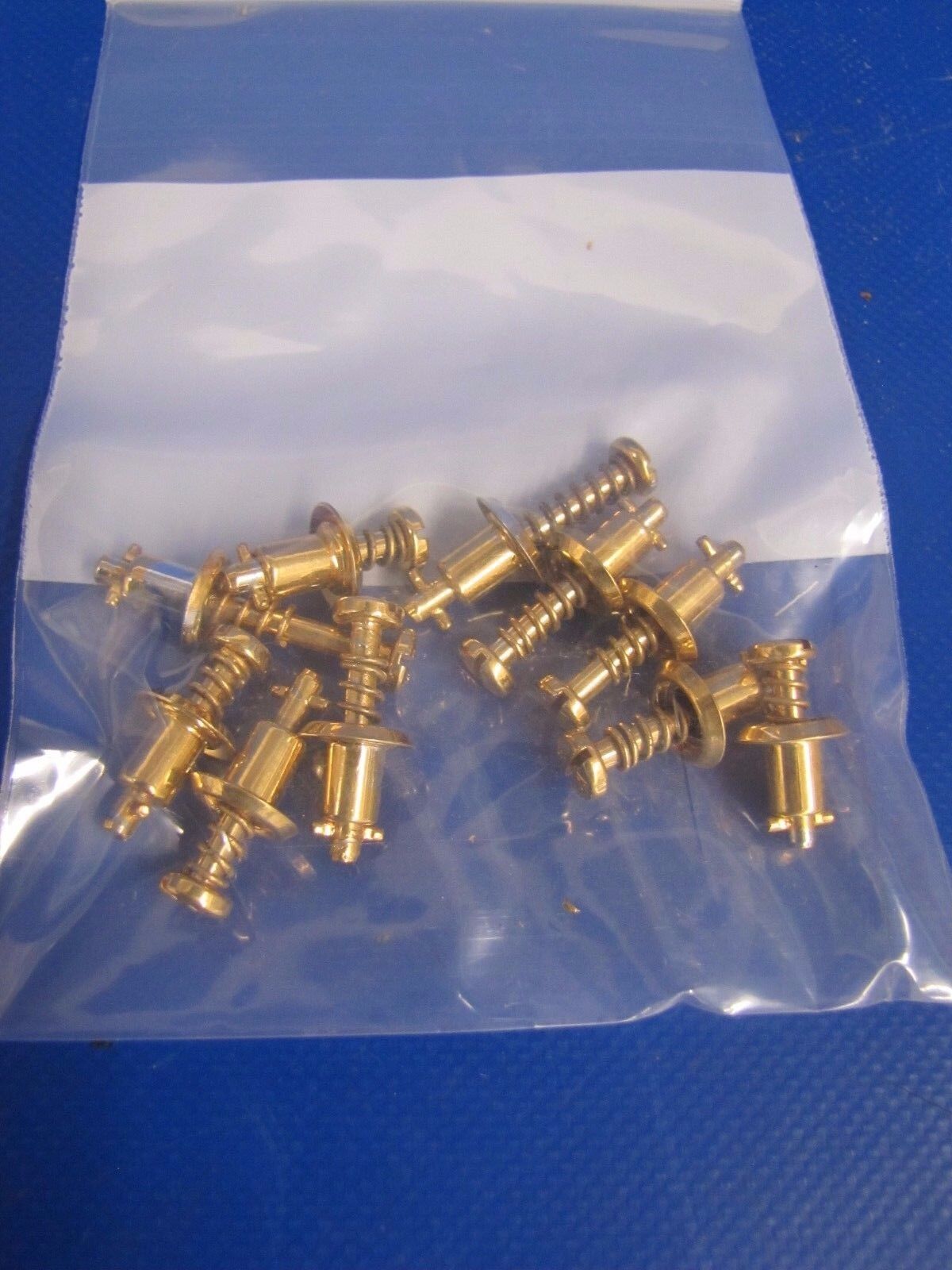 Camloc Fasteners - Slotted - Gold Plated - P/N 2600-20 LOT OF 10 NOS (0517-70)