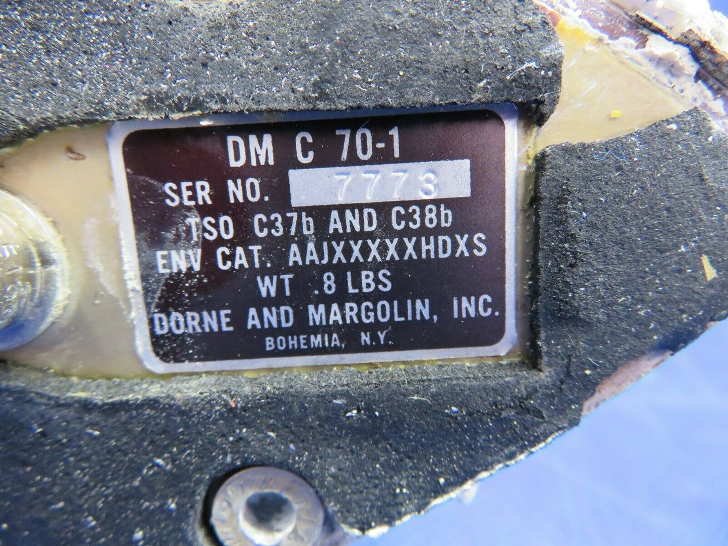 Piper PA-32RT-300 Dorne & Margolin VHF Com Antenna DM C 70-1 (0520-518)