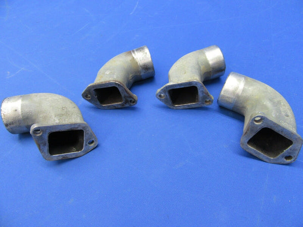 TCM / Continental A65 Intake Elbows P/Ns 4602 / 3585 LOT OF 4 (1020-221)