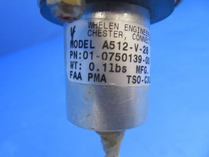 Beech Baron 58P Whelen Tail Strobe Assy - No Lens P/N 01-0750139-00 (0223-562)