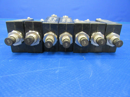 Beech Baron 95-B55 Circuit Breaker Assortment LOT OF 27 (1118-46)