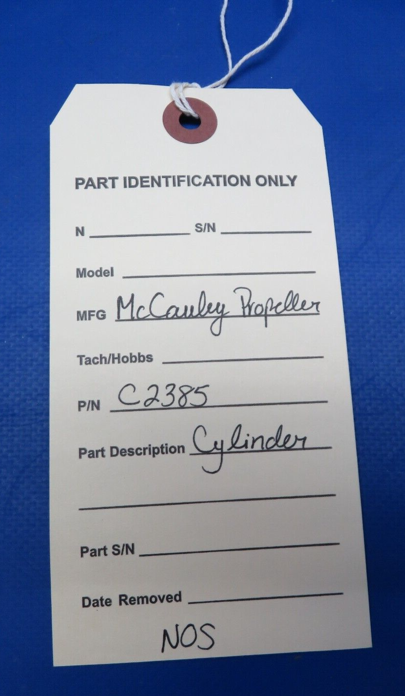 McCauley Threaded Propeller Cylinder P/N C2385 NOS (0523-119)