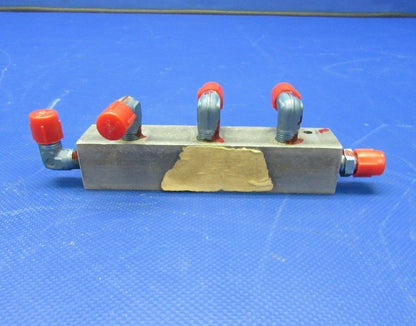 Piper PA-28R-180 Hydraulic Manifold RH P/N 67521-00, 67521-000 (0621-532)