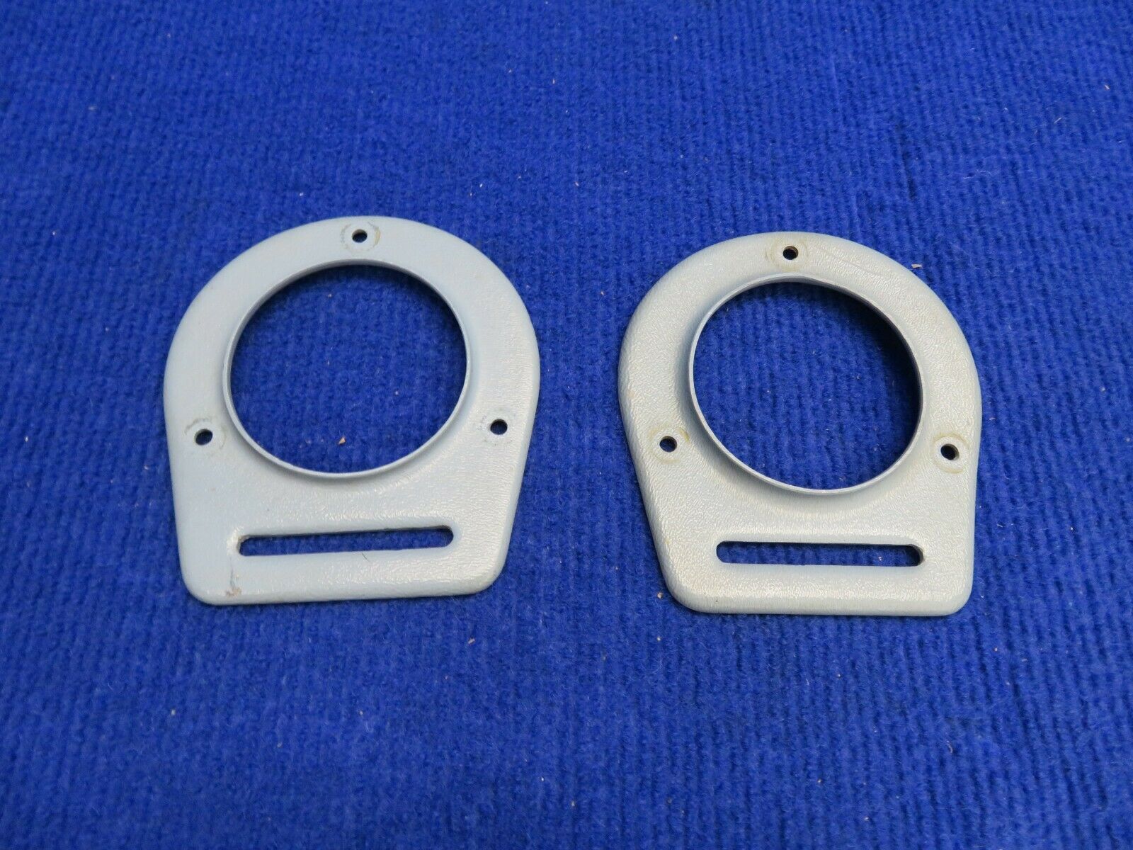 Piper Cover Assy Air Vent Flange LOT OF 2 P/N 65735-19 Blue Plastic (0222-621)