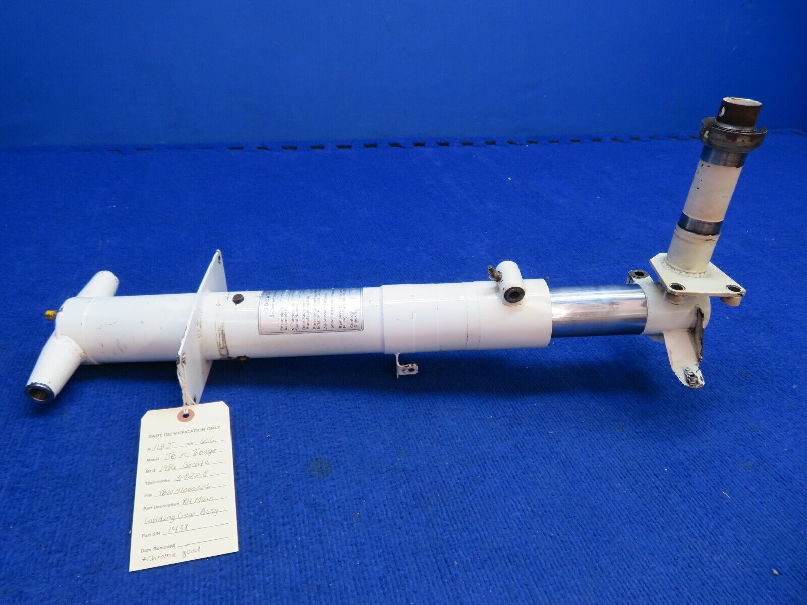 Socata TB-10 Tobago RH Main Landing Gear Assy P/N 41000006 (0722-389)