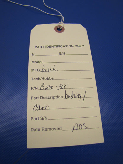 Beech Bushing P/N B200-308 LOT OF 2 NOS (0317-273)