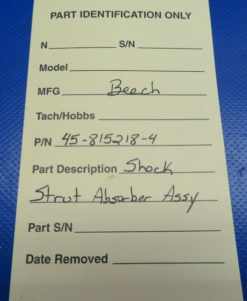 Beech Shock Strut Absorber Assembly P/N 45-815218-4 (0520-442)