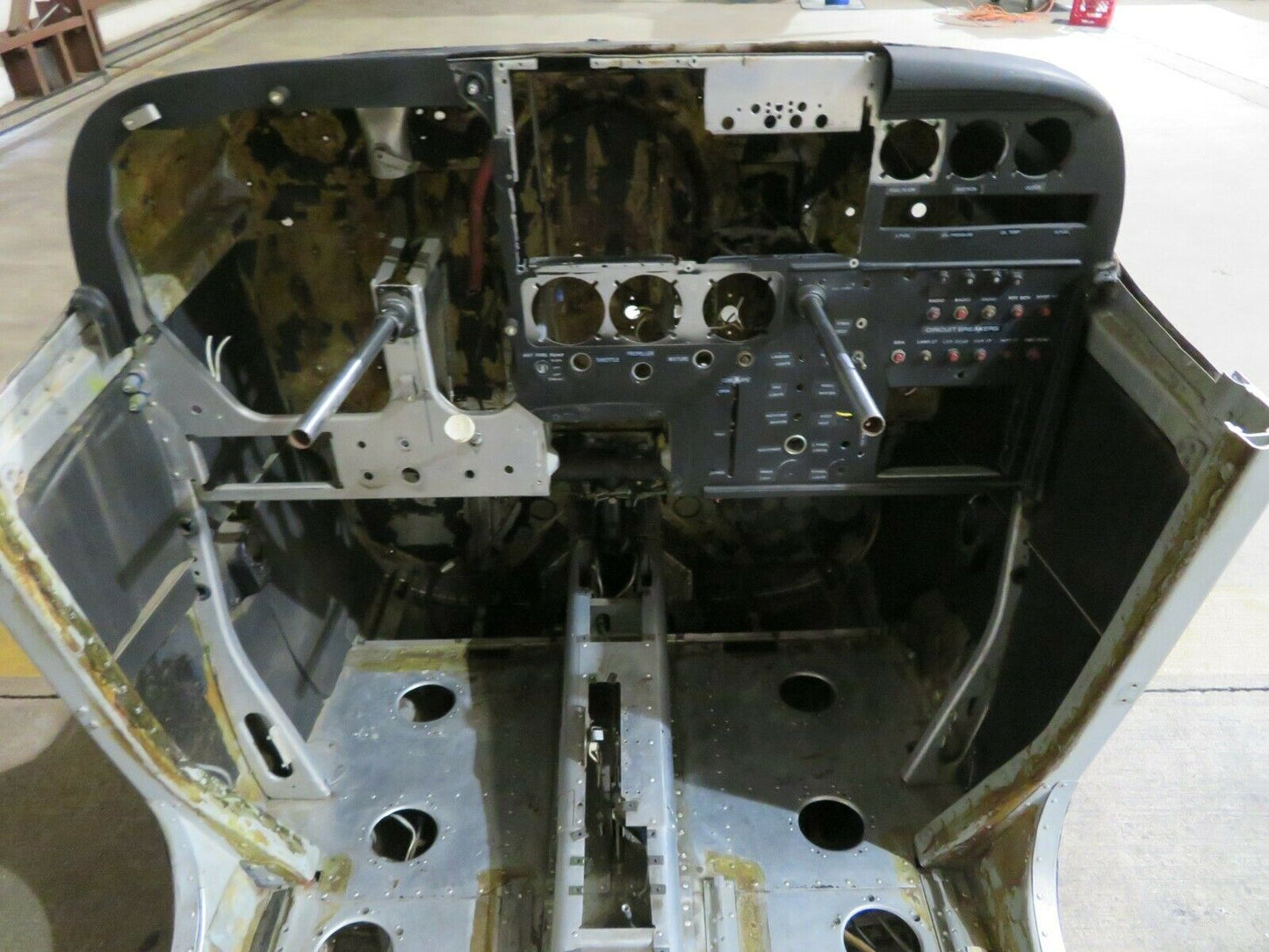 1960 Cessna 210 Front Clip / Firewall / Engine Mount Structure  (0120-40)