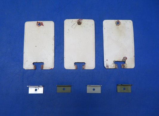 Stinson 108-1 Fuel Tank Strap Covers & Clips P/N 108-1101014 LOT (0823-517)