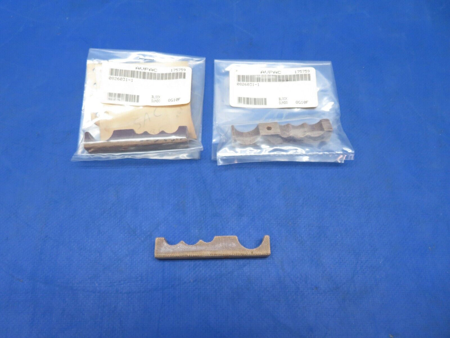 Cessna Block Support Fuel Line P/N 0826031-1 LOT OF 3 NOS (1023-390)
