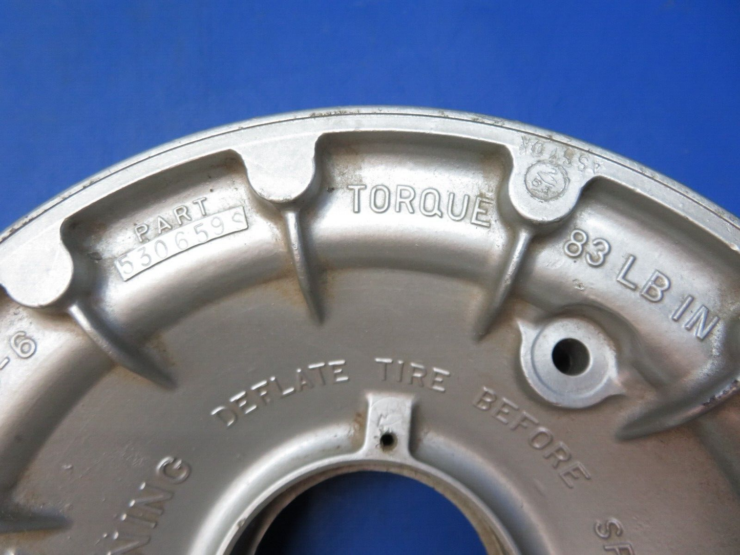 Goodyear 6.00-6 Type III Wheel Half P/N 511430S NOS (1023-205)