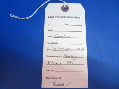 Bendix Starting Vibrator 24 Volts P/N 10-176487-242A (0223-524)