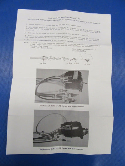 Dyna Flite RH and LH Ignition Harness P/N 63-064 NOS (1218-383)