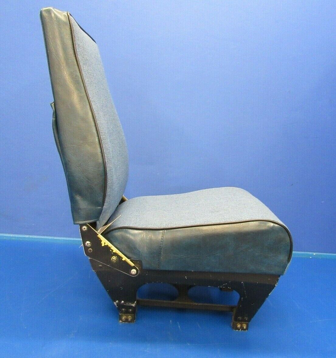 Beech Sierra B-24R Co-Pilot Seat RH Blue Tweed 169-534024-602 (0719-231)
