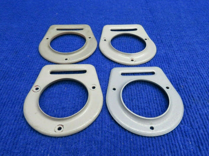 Piper Air Vent Flange / Cover Assy P/N 65735-19 LOT OF 4 (0222-744)