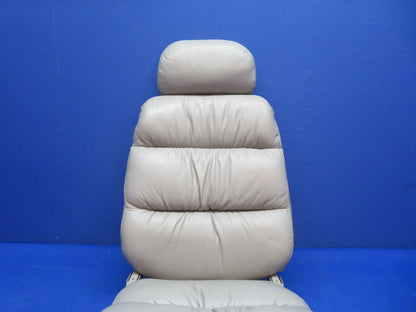 Cessna 310 / 310Q LH / RH AFT Seat Assy Grey Leather P/N 0812825-20 (0823-671)