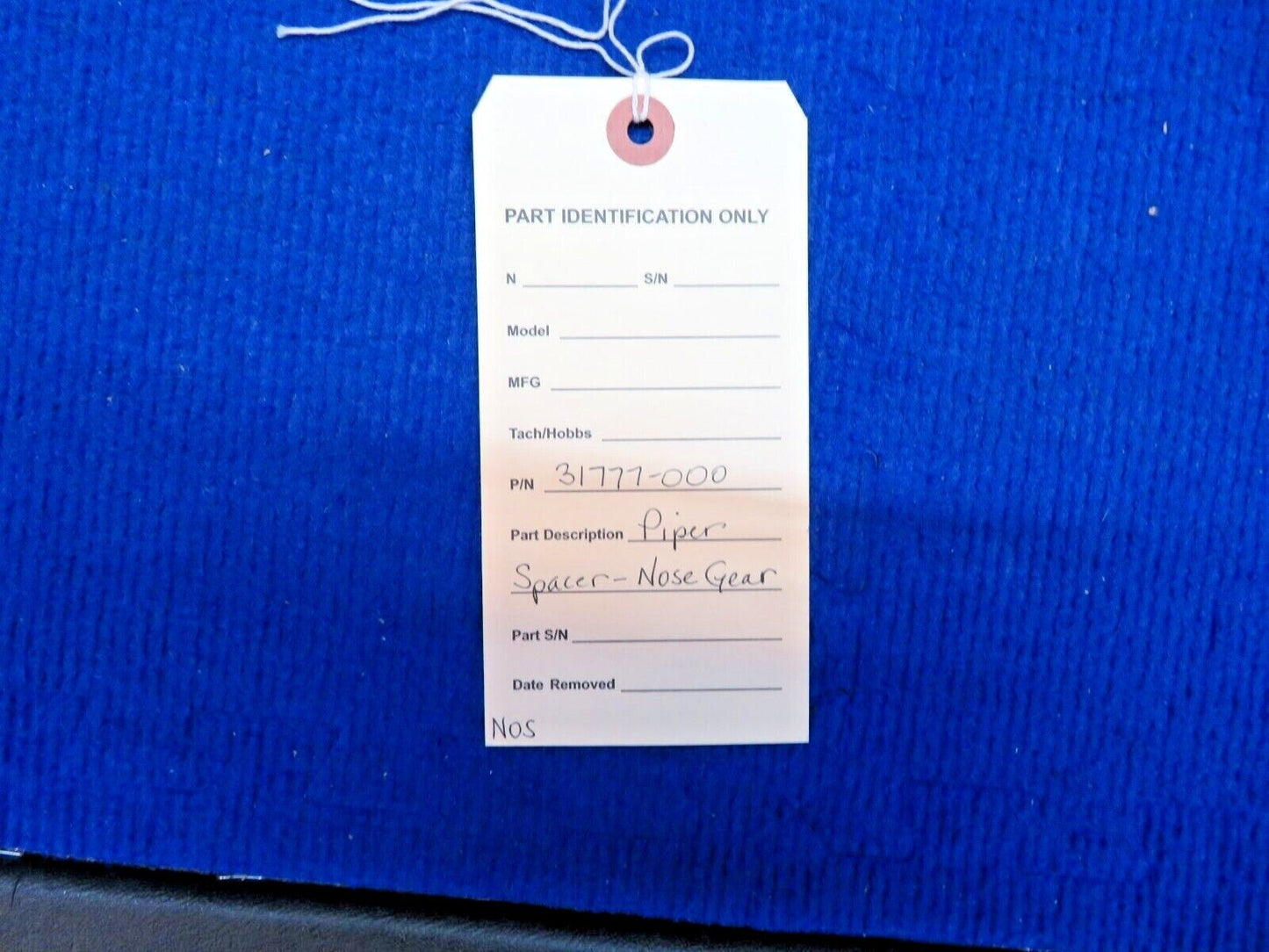 Piper Spacer - Nose Gear P/N 31777-000 NOS (0822-714)