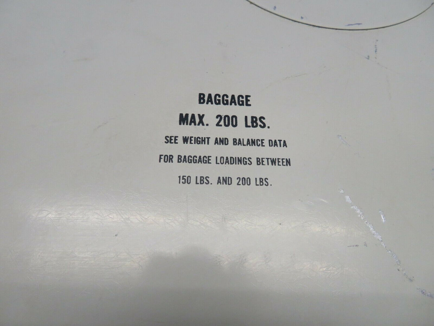 Piper PA-28R-201T Baggage Door P/N 66793-18, 66793-018 NO KEY (0222-686)