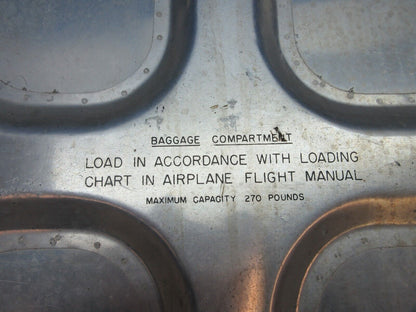 Beech C-35 Bonanza Baggage Door Assy w/ Key P/N 35-410070-602 (1023-845)