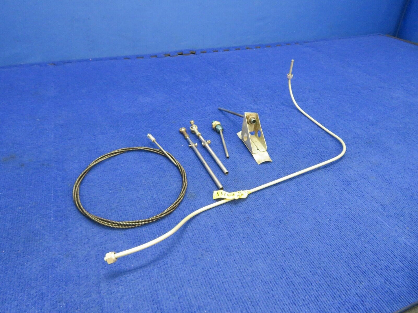 1956 Cessna 310 LH Throttle Control Cable & Conduit P/N 0850250-100 (0522-300)