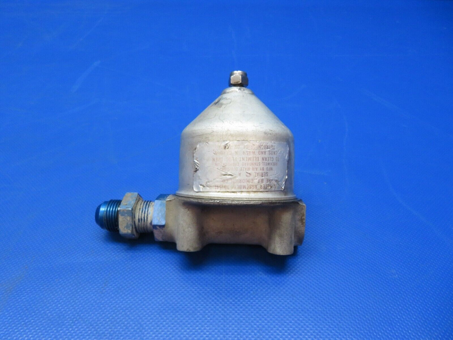 Cessna 401 / 401A B.F. Goodrich De-Ice Filter Assy P/N 3D1541 (0124-228)