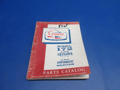 Cessna 172 1963 - 1967 172 Parts Catalog (0124-1348)