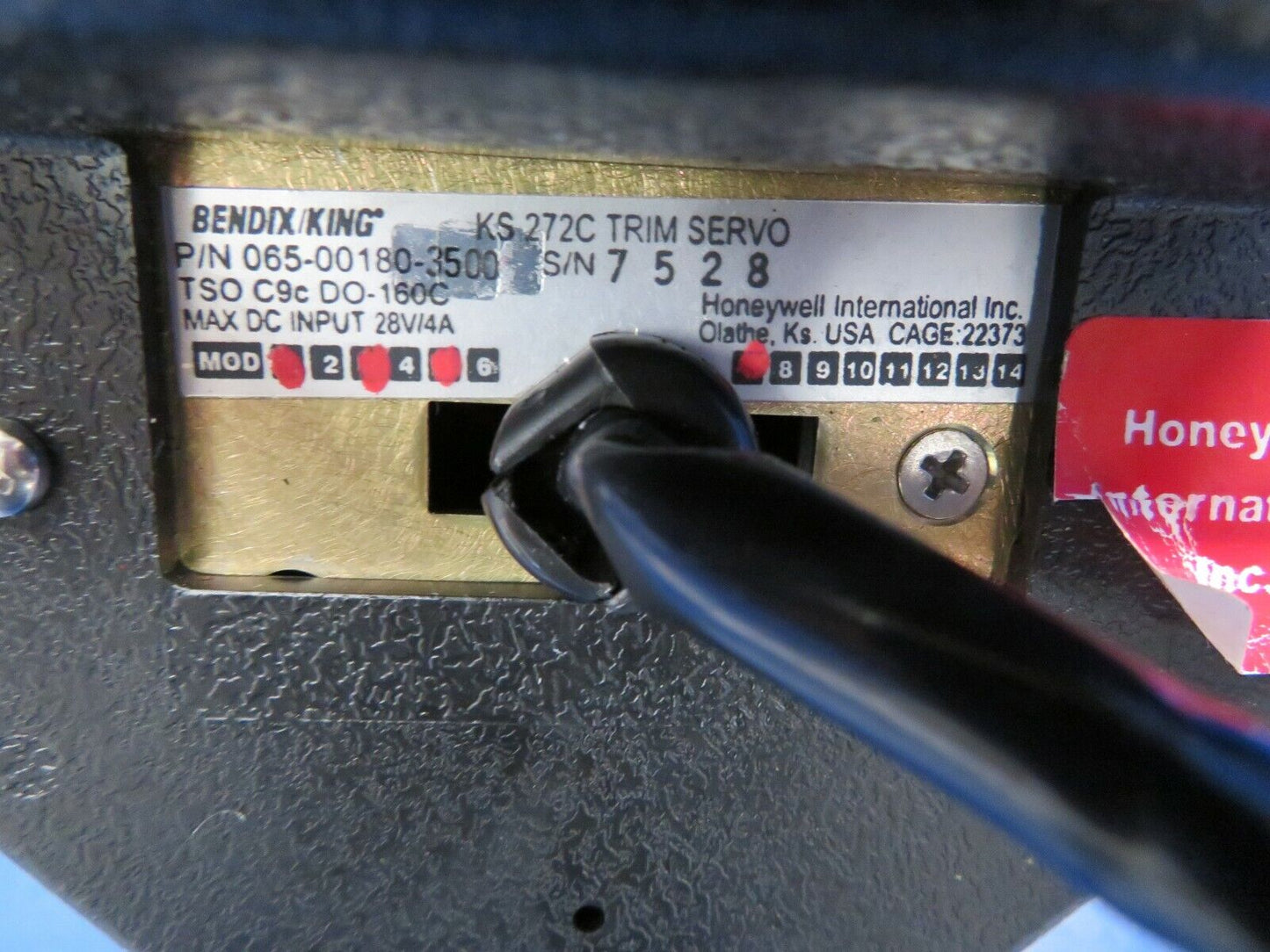 Diamond DA40-180 Bendix King KS-272C Trim Servo 28V 065-0018-3500 (0120-356)