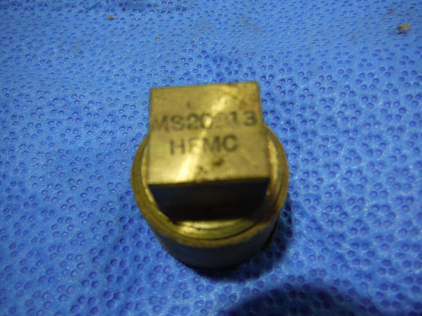 Plug, Pipe, Brass  LOT OF 10  P/N MS20913-4  (715-19)