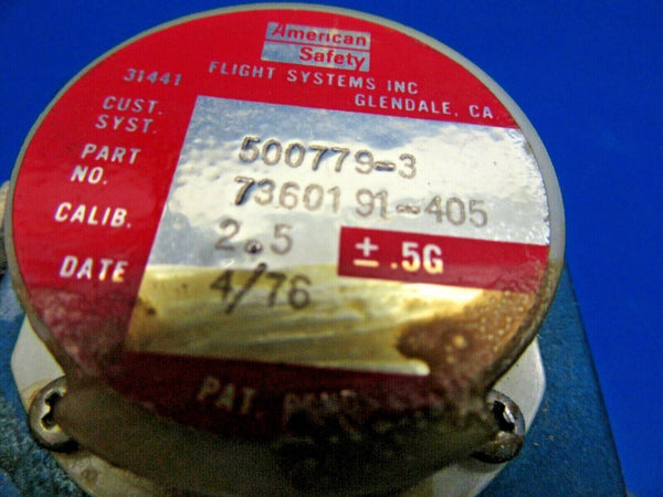 Beech B-24R American Safety Inertia Reel Seat Belt P/N 73601 91-405 (0719-226)